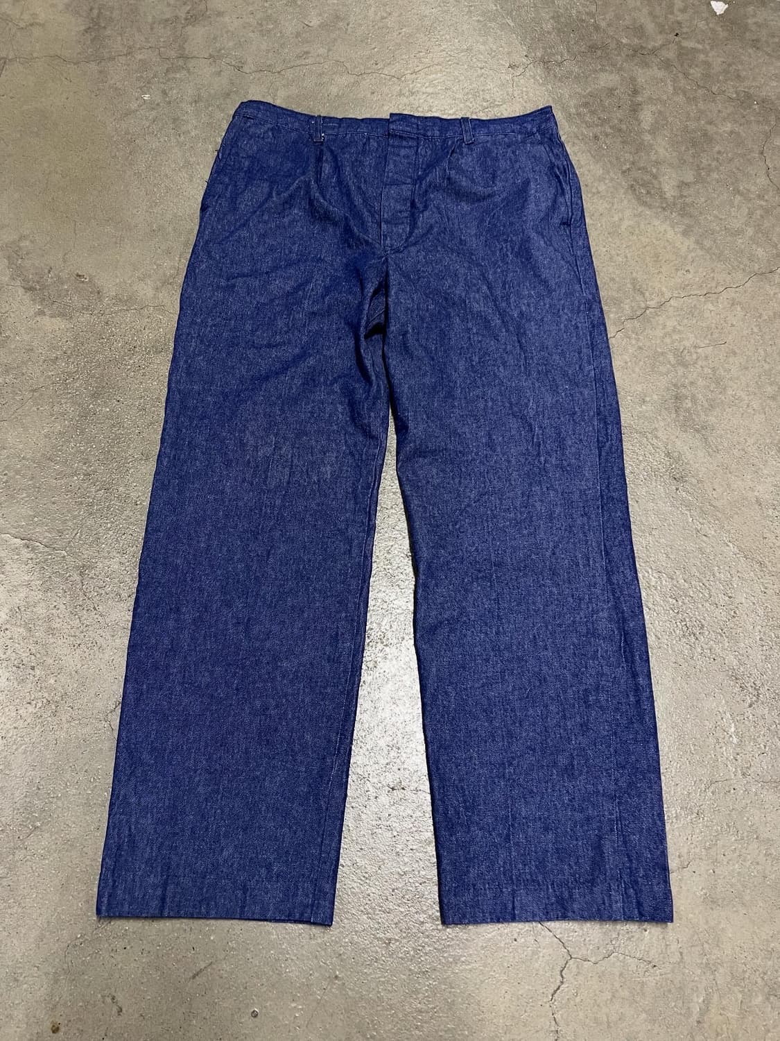(DEADSTOCK)(36인치)OLD FRENCH 데님 프렌치워크팬츠 상품이미지1