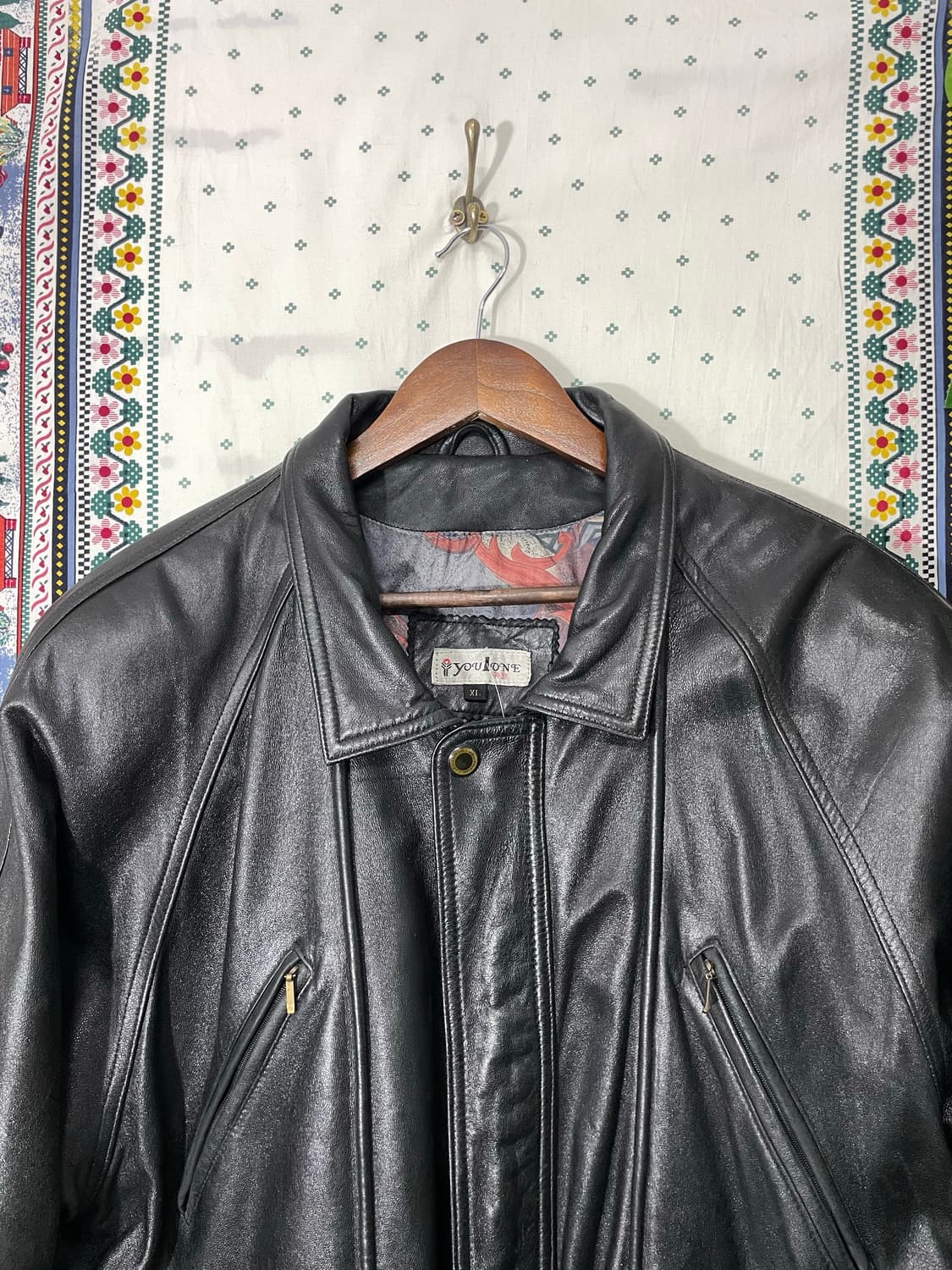 빈티지 레더 카코트 상품이미지3