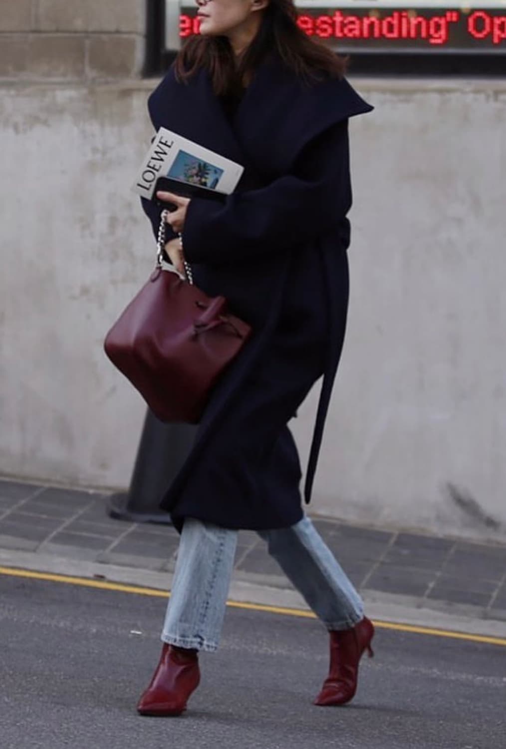 콜리로뜨 울 캐시미어 케이프 롱코트 (55) 상품이미지5