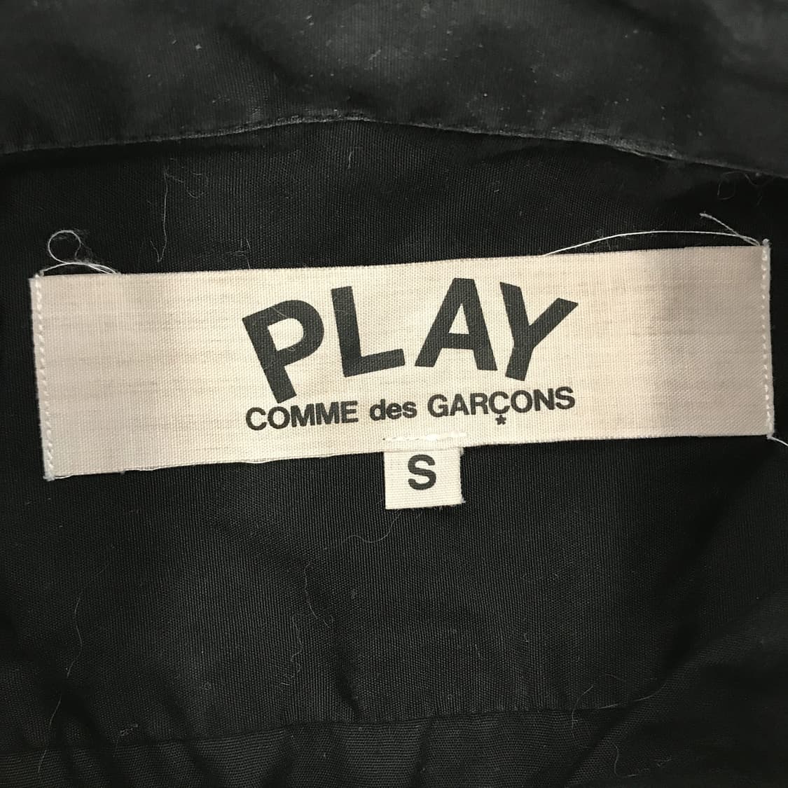 꼼데가르송 블랙 미니 레드와펜셔츠 [S] 상품이미지5