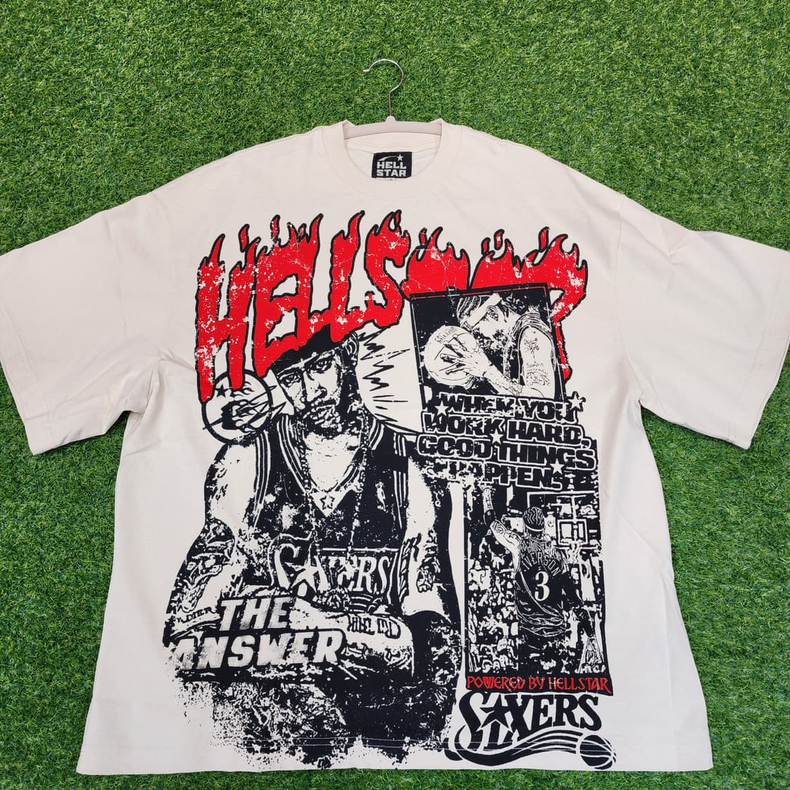 헬스타 Hellstar 오버핏 반팔 XL 상품이미지3