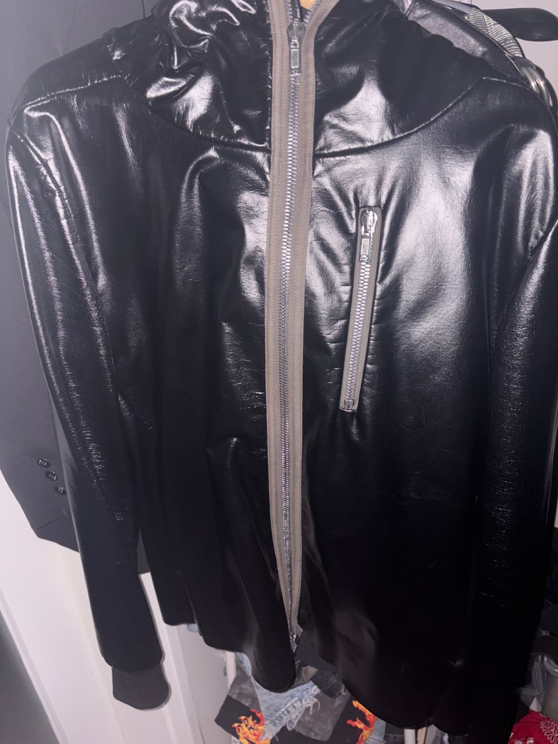 릭오웬스 김프 러버 자켓 48사이즈 상품이미지1