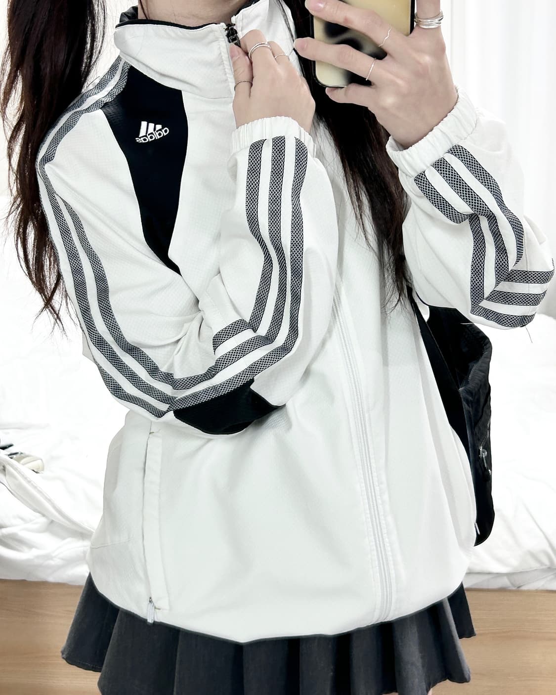 아디다스 삼선 범고래 우븐 자켓 상품이미지1