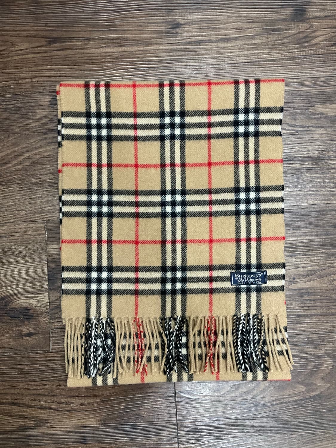 버버리 램스울 노바체크 머플러 베이지 상품이미지1