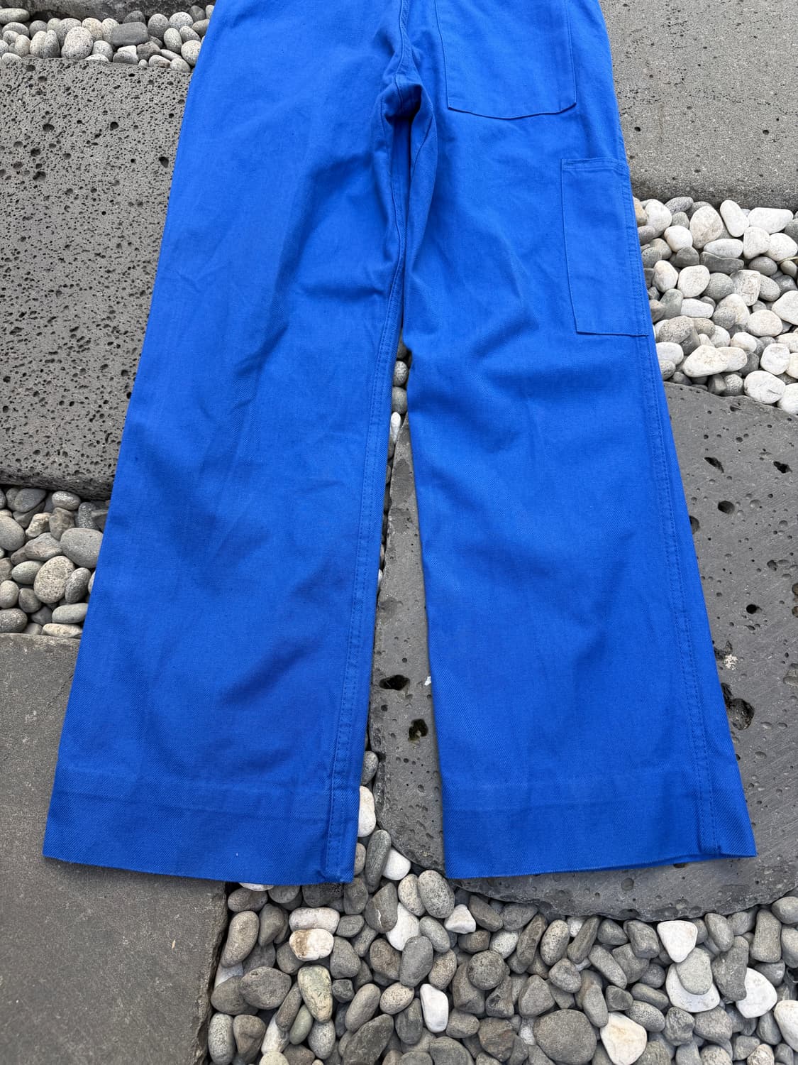 1980s WASHED BLUE VINTAGE 빈티지 프렌치워크팬츠 상품이미지9