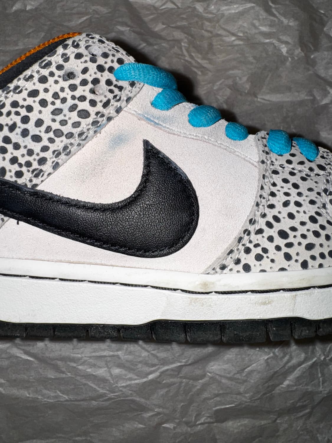 중고 sb 덩크 로우 프로 일렉트릭 팬텀 앤 블랙 270 팝니다. 상품이미지5