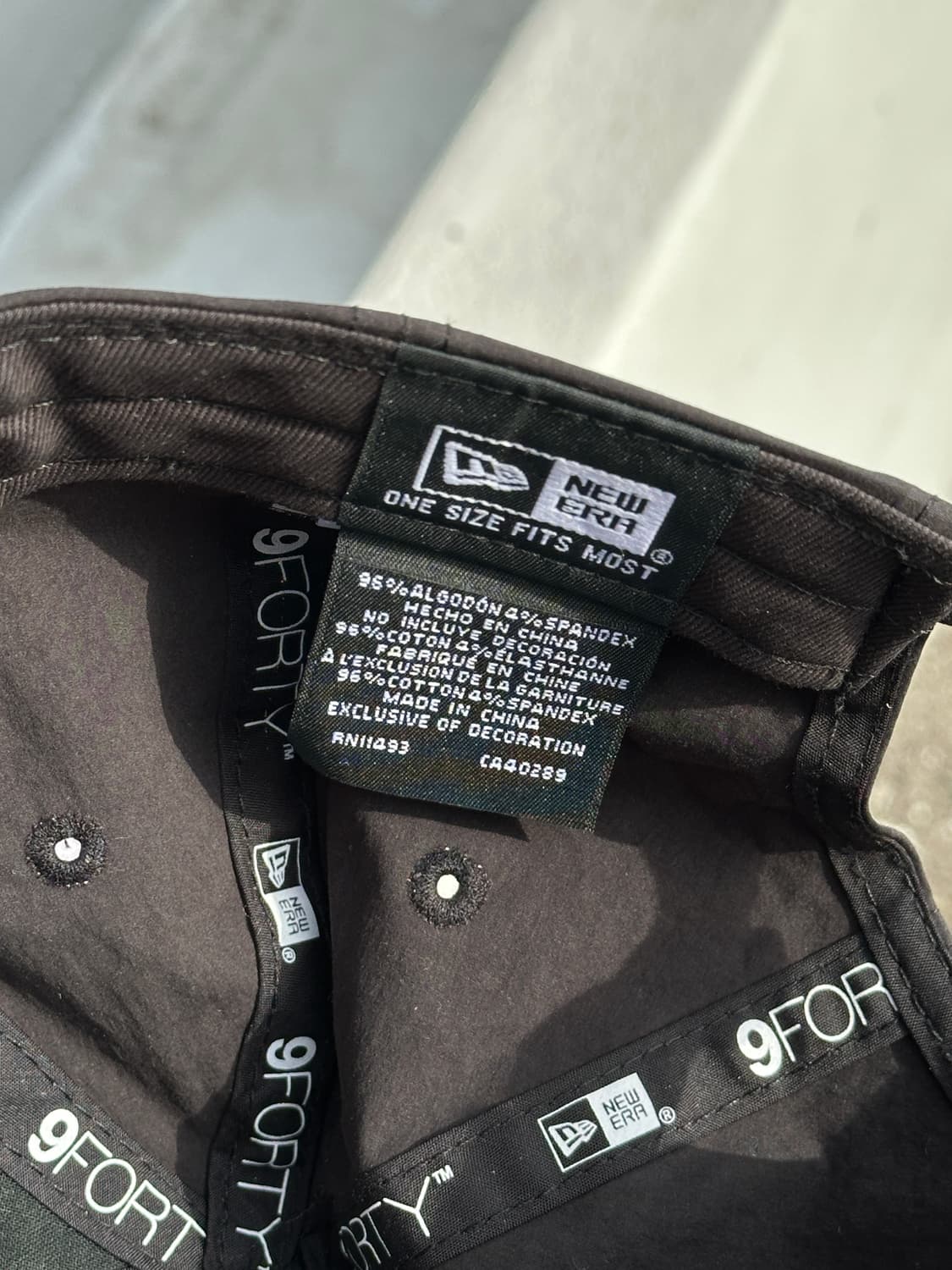 [F] 뉴에라 뉴욕양키스 스몰로고 블랙 볼캡 모자 상품이미지6