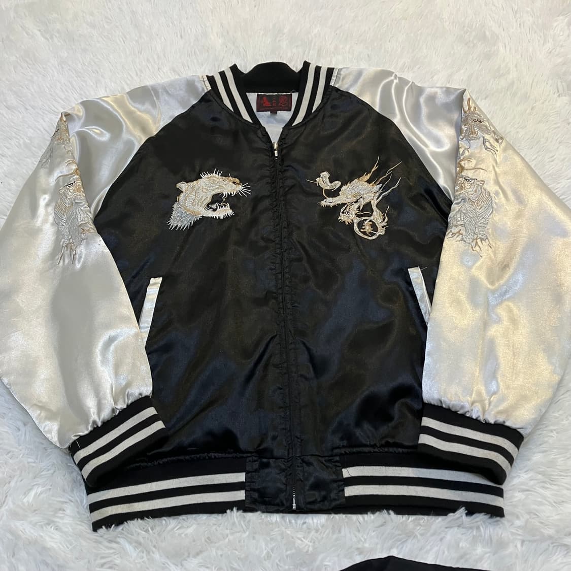 빈티지 타이거 드래곤 골드 스카잔 805 y2k 스트릿 갸루 펑키 일본빈 상품이미지6