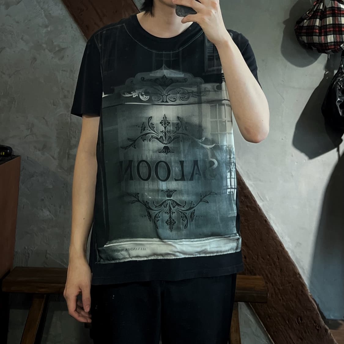 알렉산더 맥퀸 SALOON 패치 반팔 상품이미지2