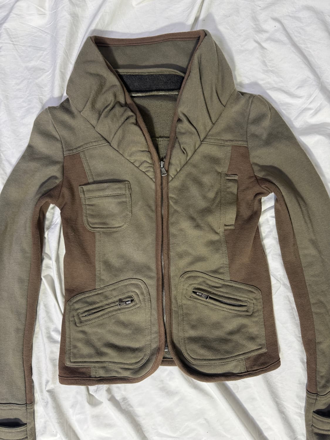 빈티지 보노 타입 패널 집업 자켓 y2k lgb goa 상품이미지5