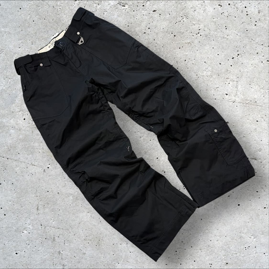[M] 07s 오클리 빈티지 스키 블랙 카고 바지 C313 상품이미지1