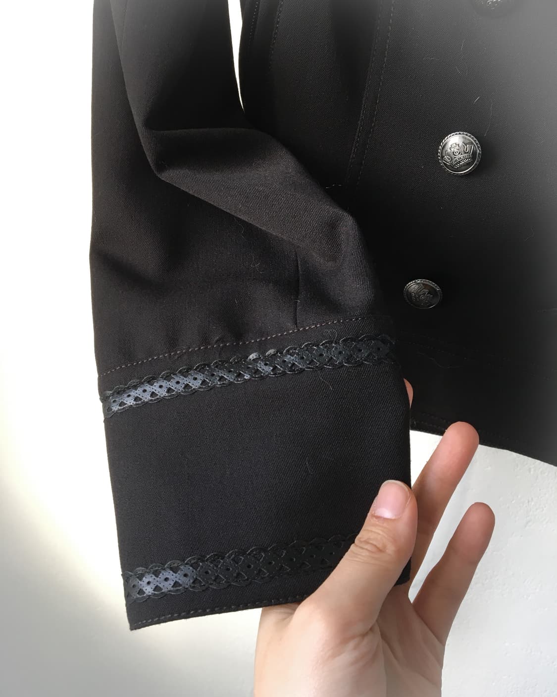 Algonquins double button belted jacket 상품이미지5