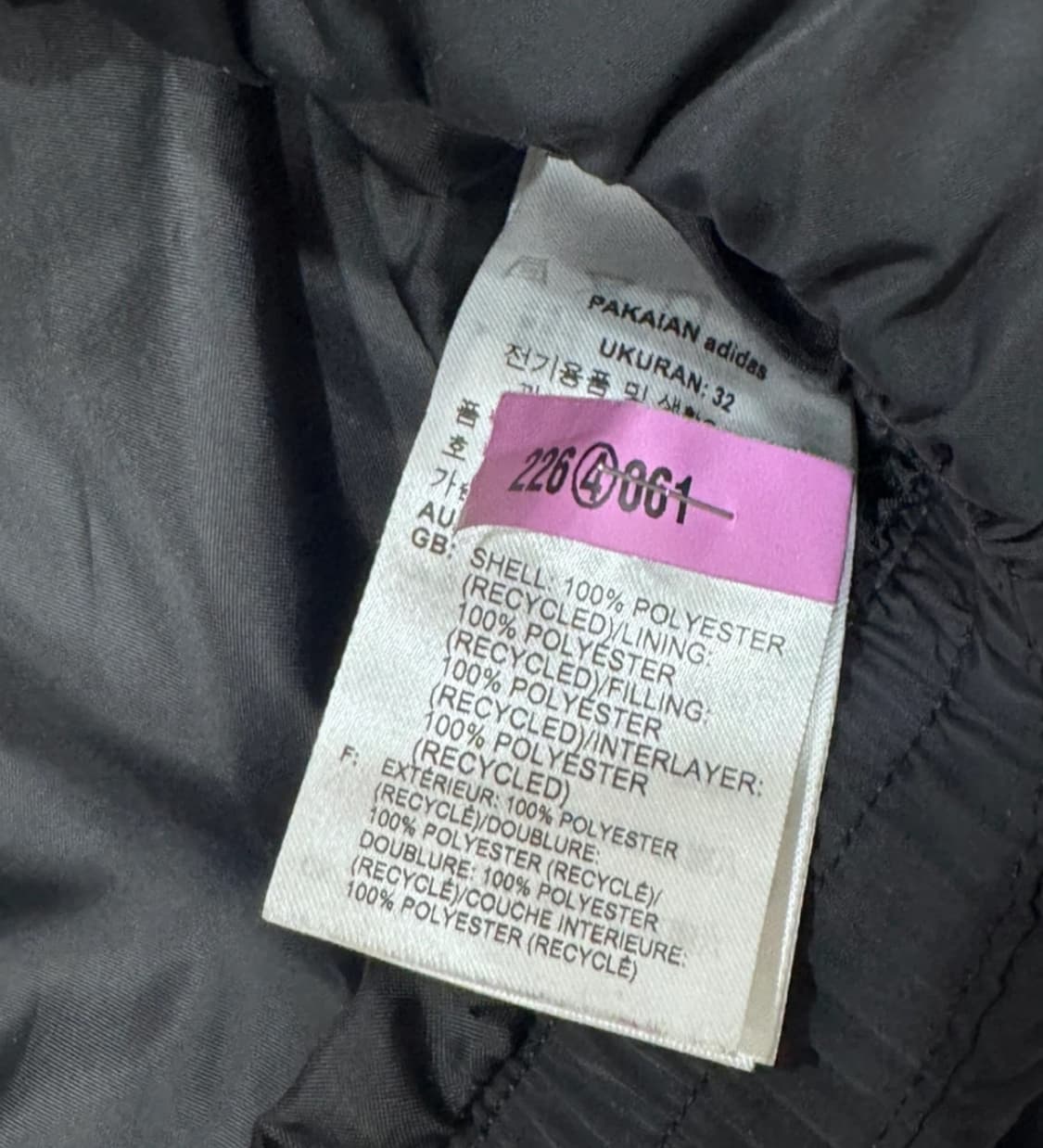 아디다스 여성용 크롭 푸퍼 패딩 상품이미지6