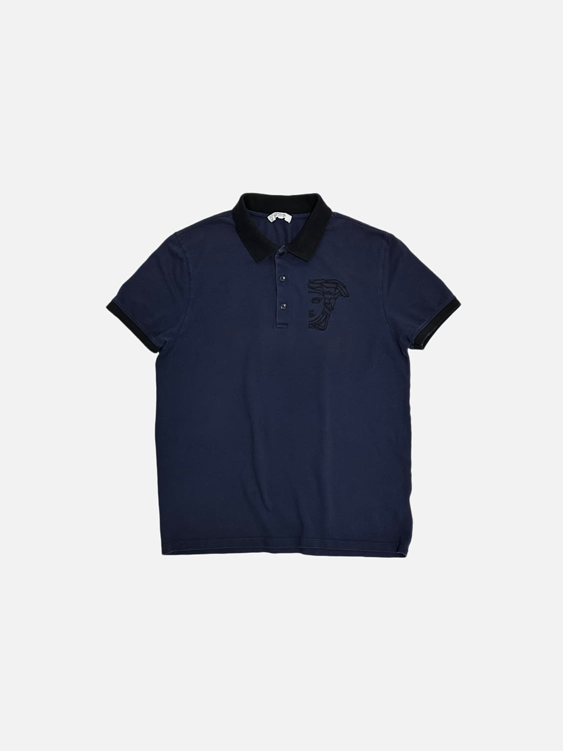 베르사체 메두사 반팔 카라티 pk 폴로티셔츠 네이비 상품이미지1