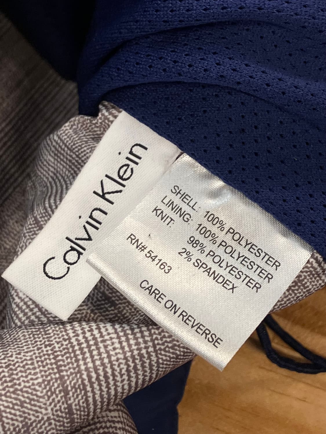 켈빈클라인 바람막이 점퍼 네이비 XL #csz3091 상품이미지6