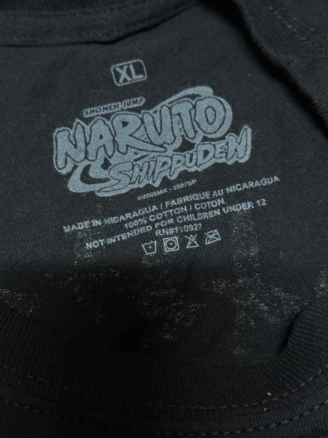 나루토 오피셜 사스케 사륜안 롱슬리브 상품이미지3