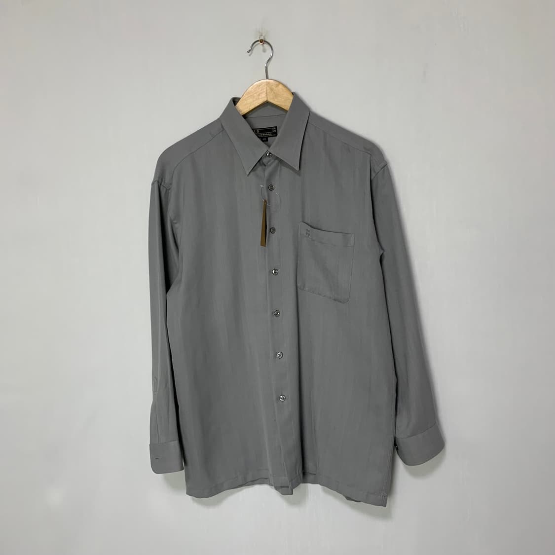 닥스 DAKS 베이직 그레이 셔츠 남성 105 남녀공용 빈티지 상품이미지8