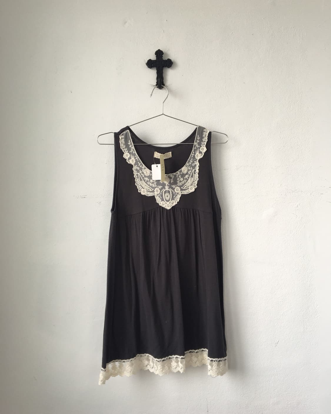 Lace point sleeveless 상품이미지2