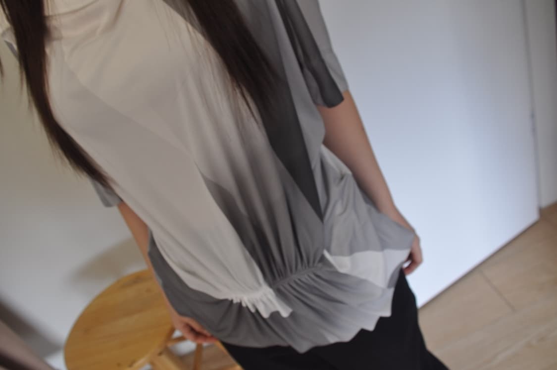 issey miyake wrinkle top 상품이미지2