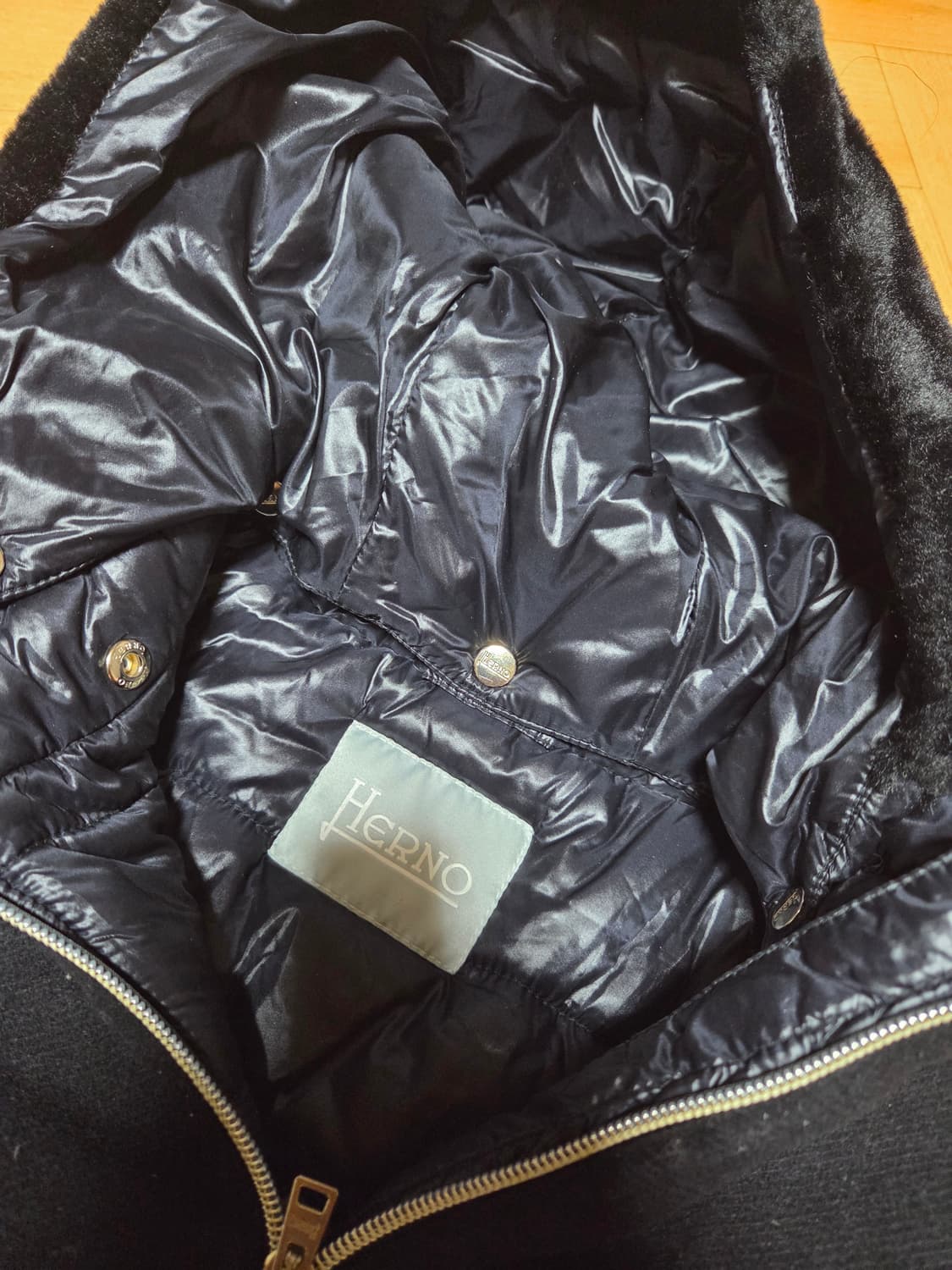 에르노 여아 네이비 퍼 코트 10A
 상품이미지2