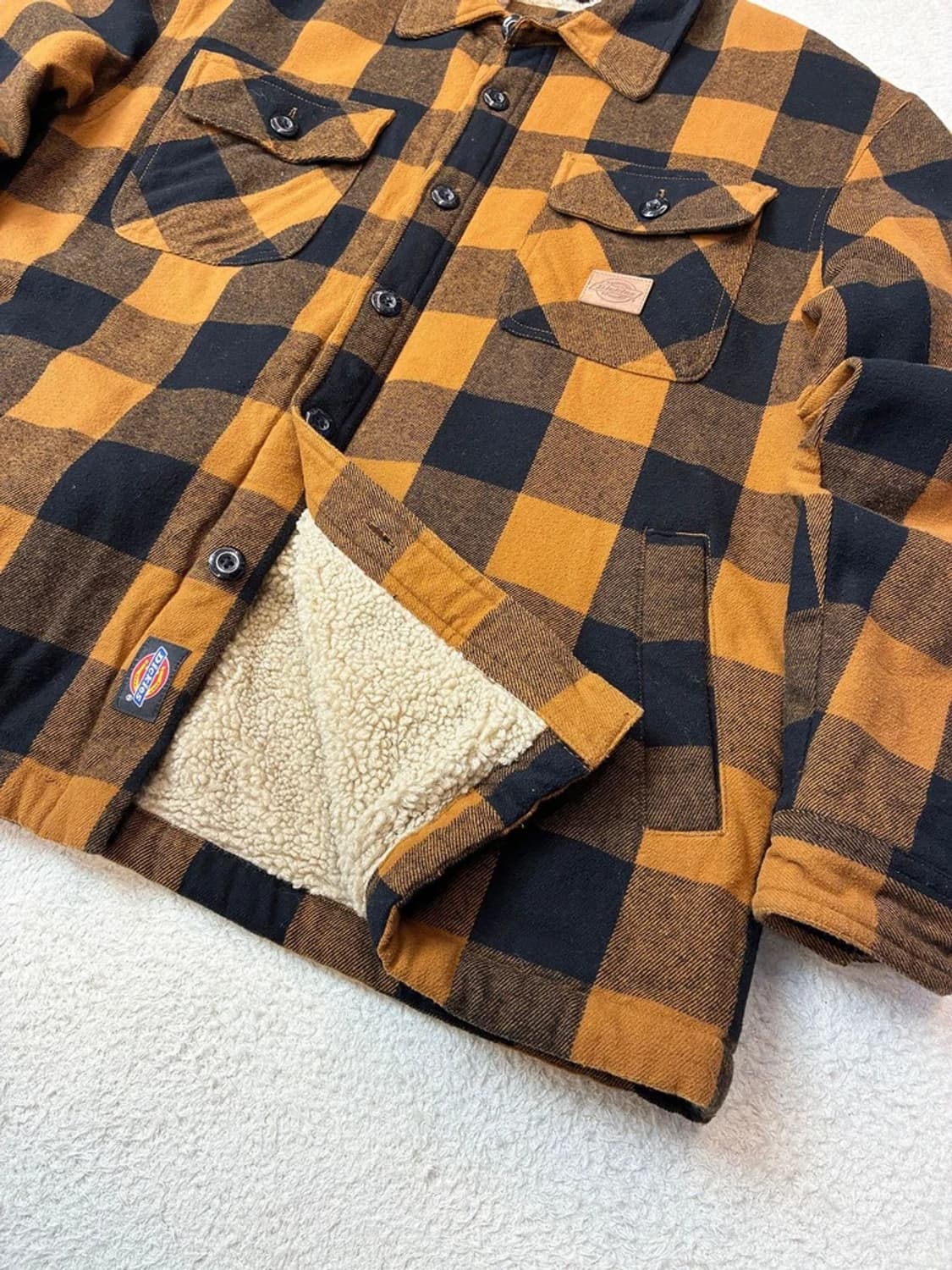 디키즈 버팔로 체크 보아 셔츠 자켓 PN6209 상품이미지3