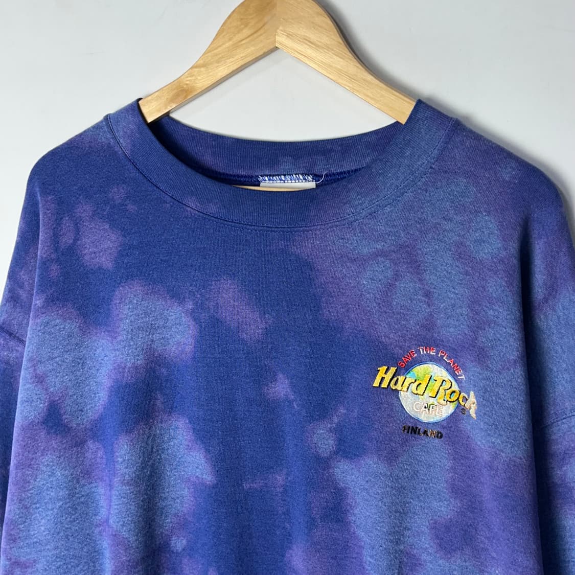 [Hard Rock Cafe] 빈티지 하드락 타이다이 로고 맨투맨 상품이미지3
