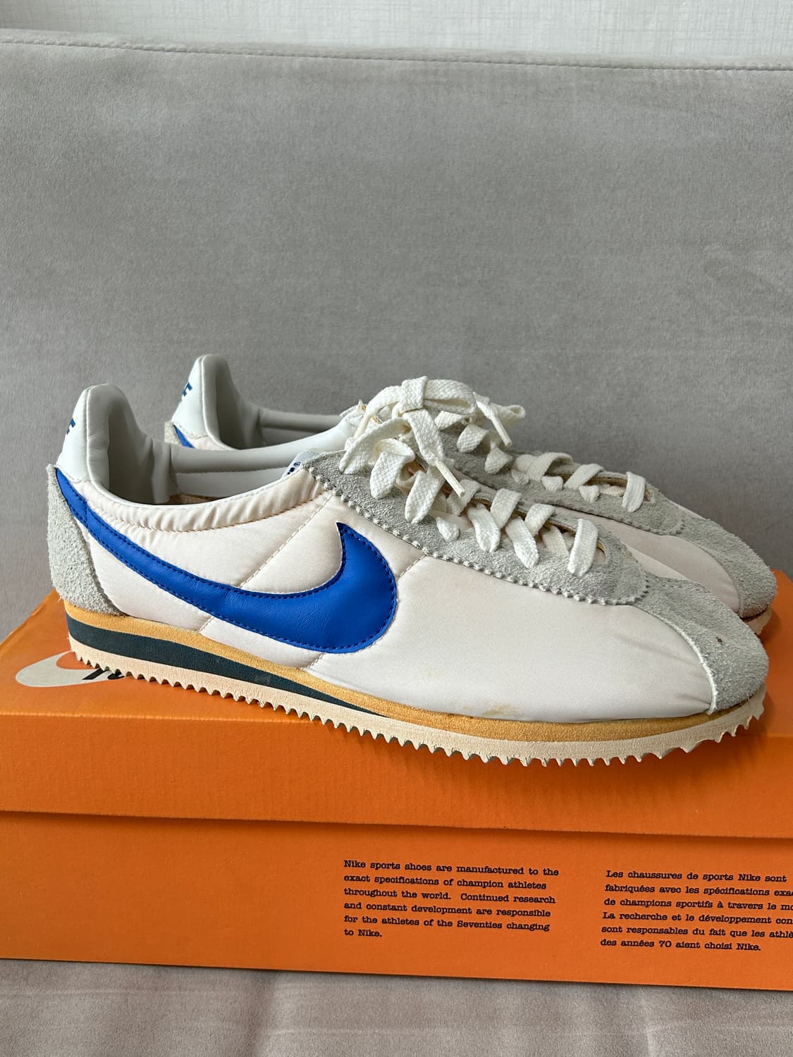 나이키 빈티지 코르테즈 나일론 흰파 280 상품이미지2