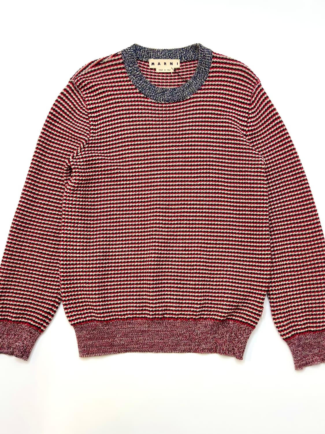 MARNI 마르니 21aw 스트라이프 코튼 니트 상품이미지1