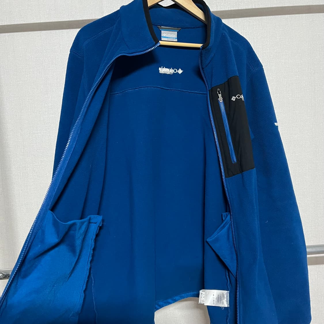 컬럼비아 티타늄 블루 플리스 집업 XL 상품이미지9