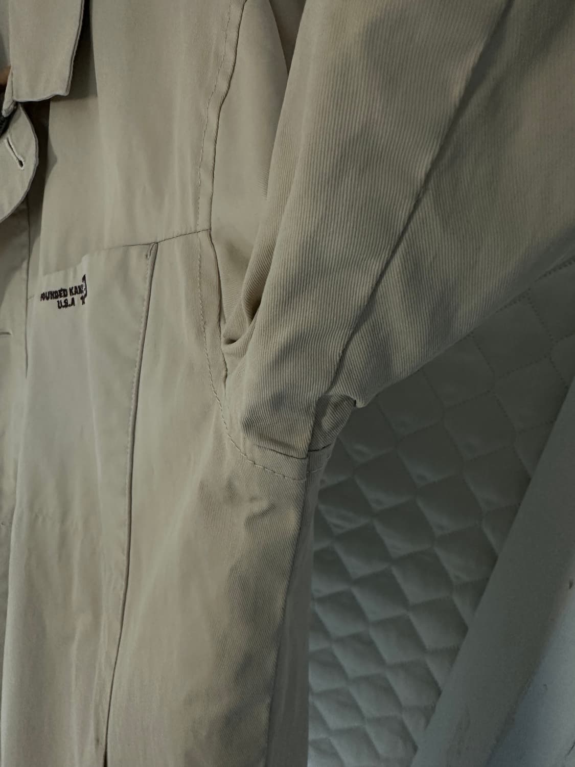 Lee 캔자스 로고 자수 샌드 베이지 워크 재킷 상품이미지4