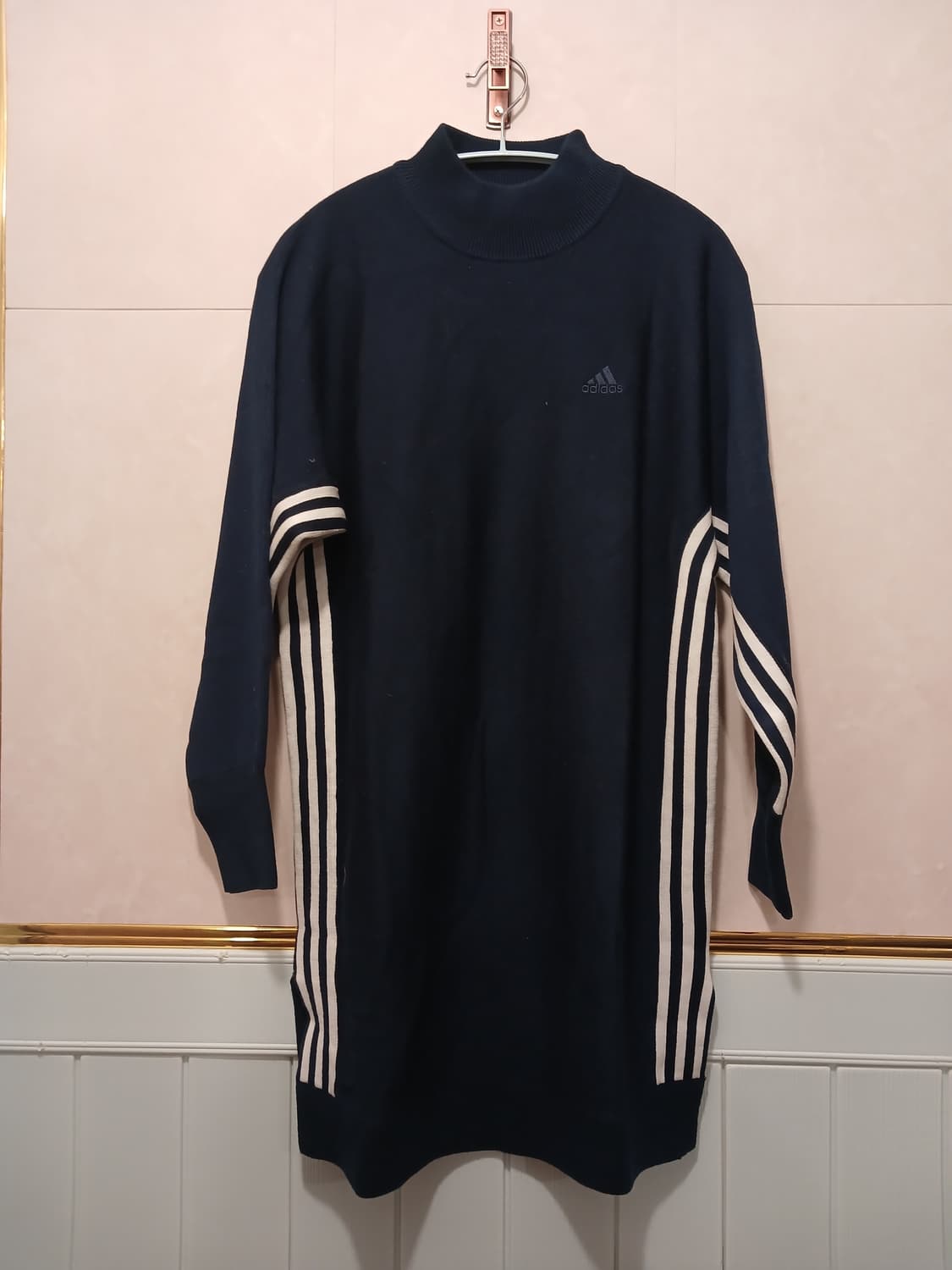 아디다스 정품 여성 니트 목티 롱티(원피스겸용) XS 사이즈 상품이미지1