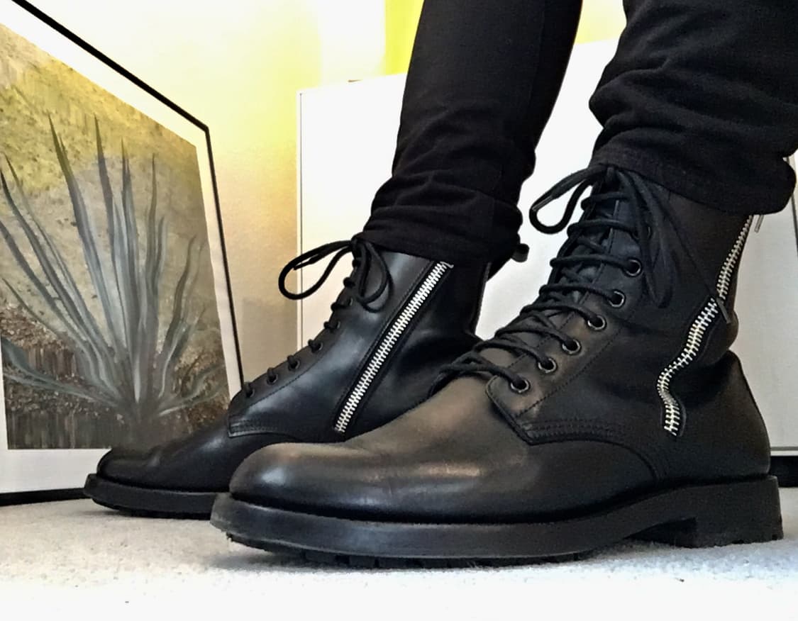 (41)생로랑 FW15 에디 슬리먼 더블지퍼 컴뱃부츠 상품이미지10