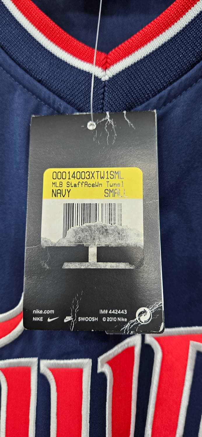 (새상품)나이키 MLB 미네소타 트윈스 나이키 웜업 바람막이 S 상품이미지5