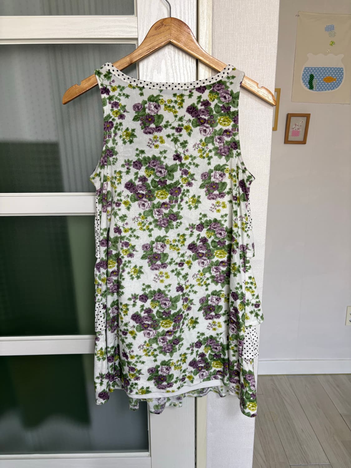 플라워 도트 캉캉 슬리브리스 상품이미지5