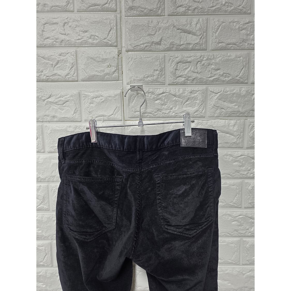 택포) 폴로랄프로렌 블랙 벨벳 바지 30인치 상품이미지3