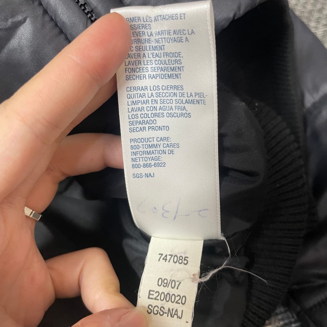 타미걸 Y2K 니트로고 푸퍼 자켓 M 상품이미지6