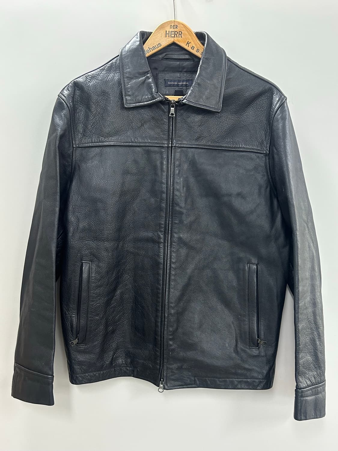 바나나리퍼블릭 카우 레더 자켓 상품이미지1