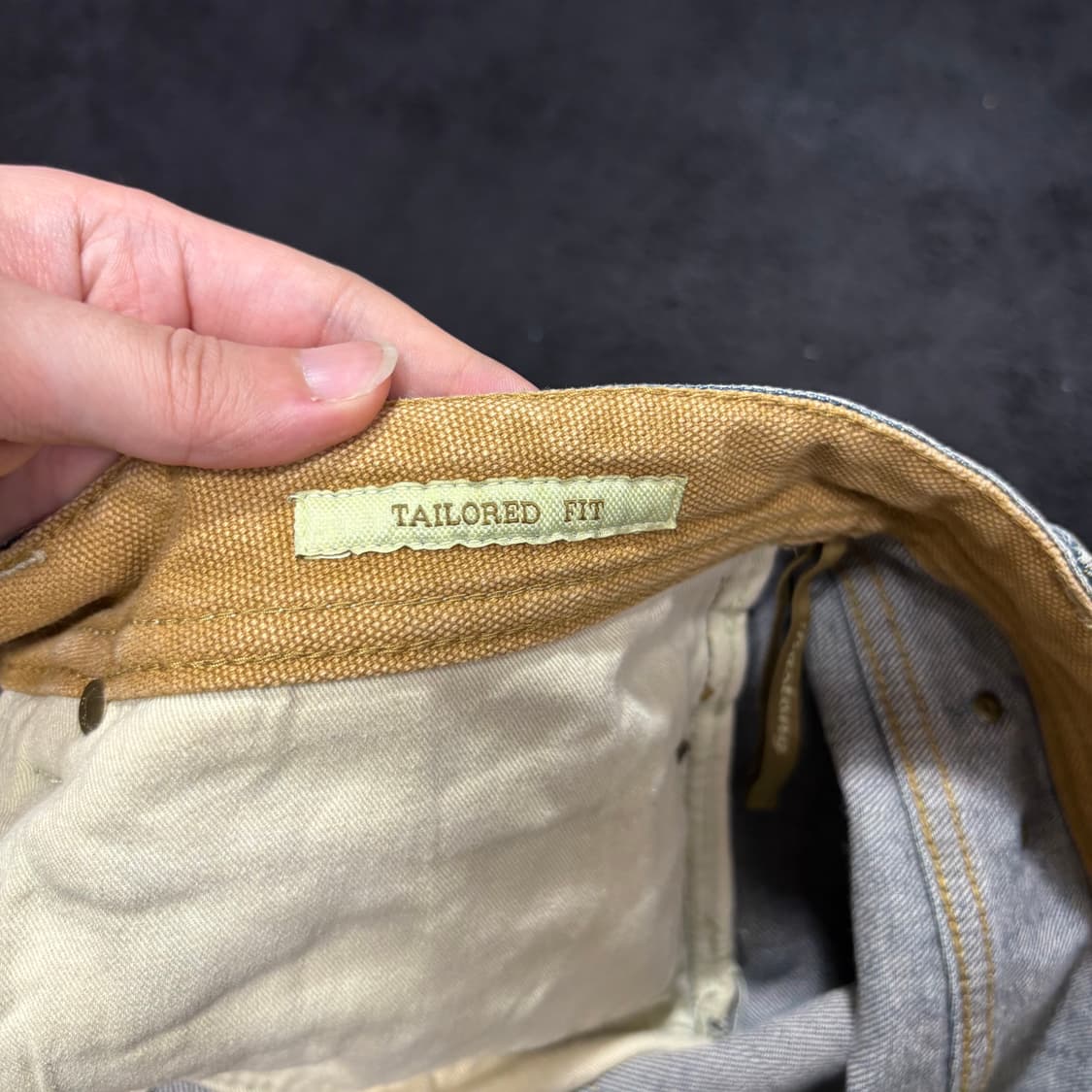 36 바스통 BASTONG 701 워싱 데님팬츠 상품이미지6