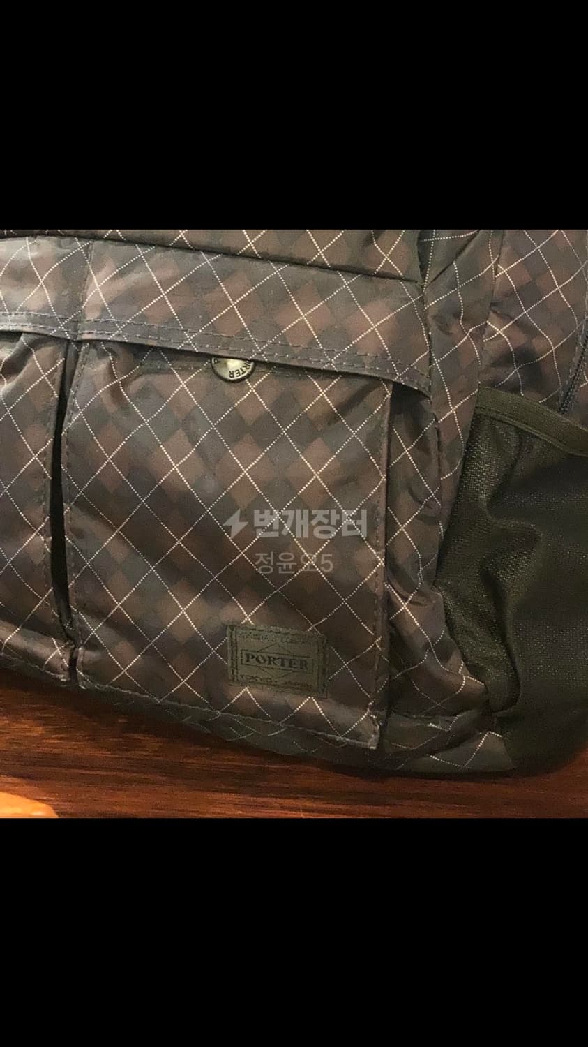포터 체크 백팩 상품이미지1
