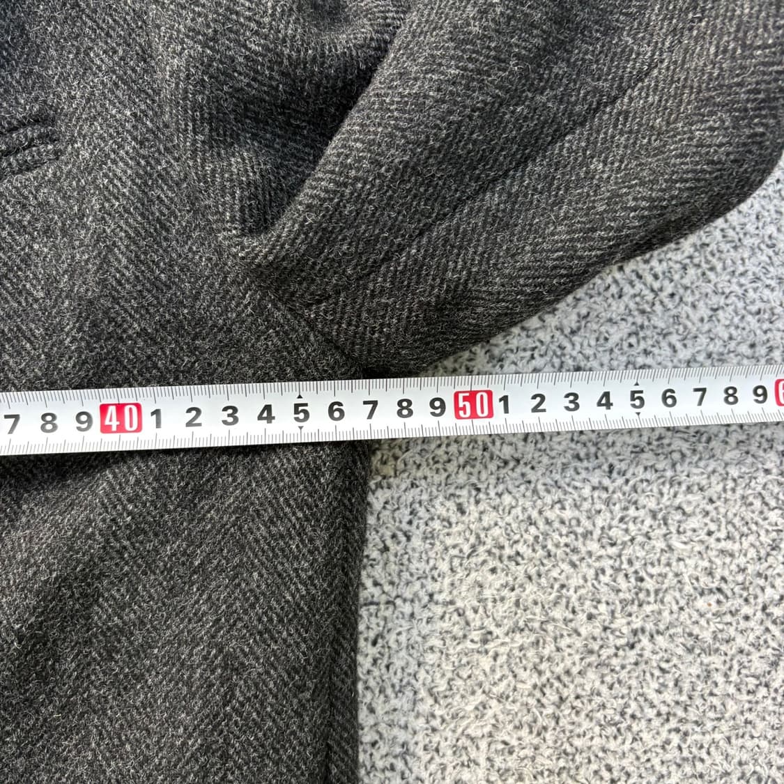 90 빈폴 여성 울 헤링본 코트 0401J 상품이미지5