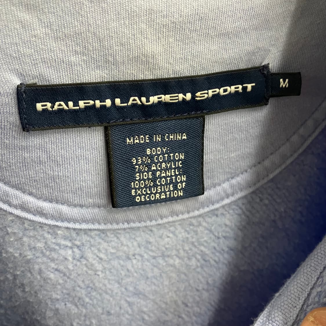 폴로 랄프로렌 스펠 로고 후드집업 M 상품이미지3