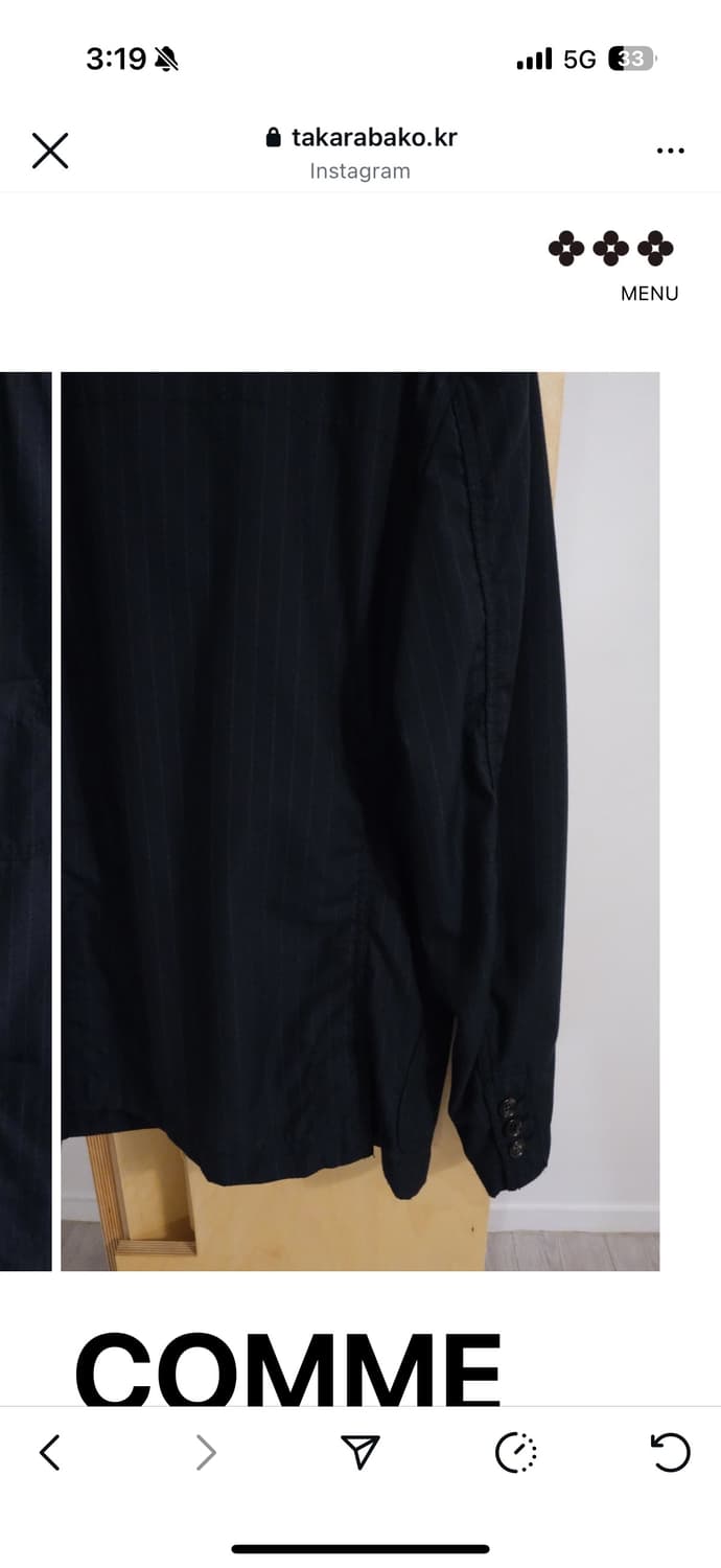 COMME des GARÇONS HOMME DEUX 2018 4B Str 상품이미지5