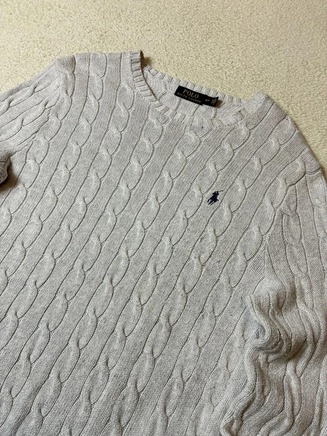 폴로 랄프로렌 10's 코튼 꽈배기 니트 PN7708 상품이미지2