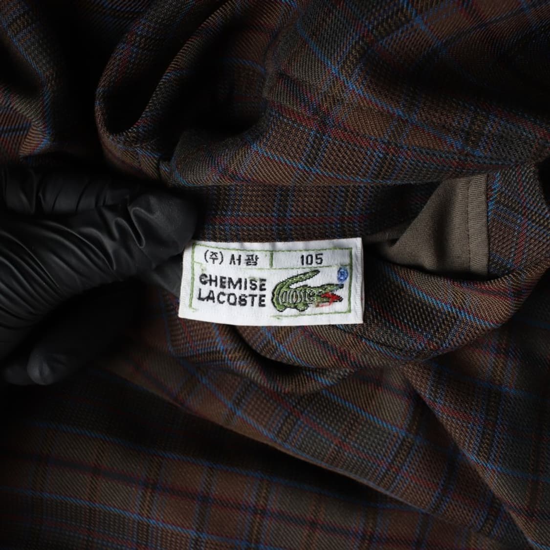 라코스테 체크 양면 블루종 자켓 XL 상품이미지7