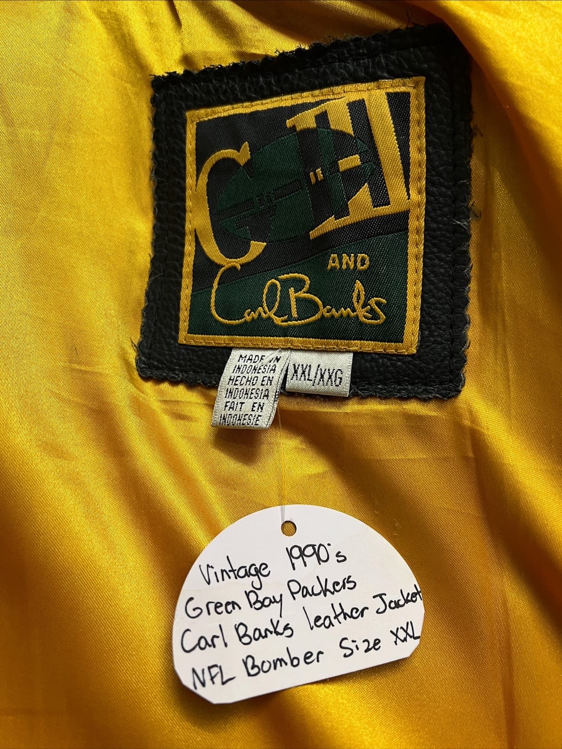 G-III NFL 그린베이 패커스 가죽자켓 상품이미지3