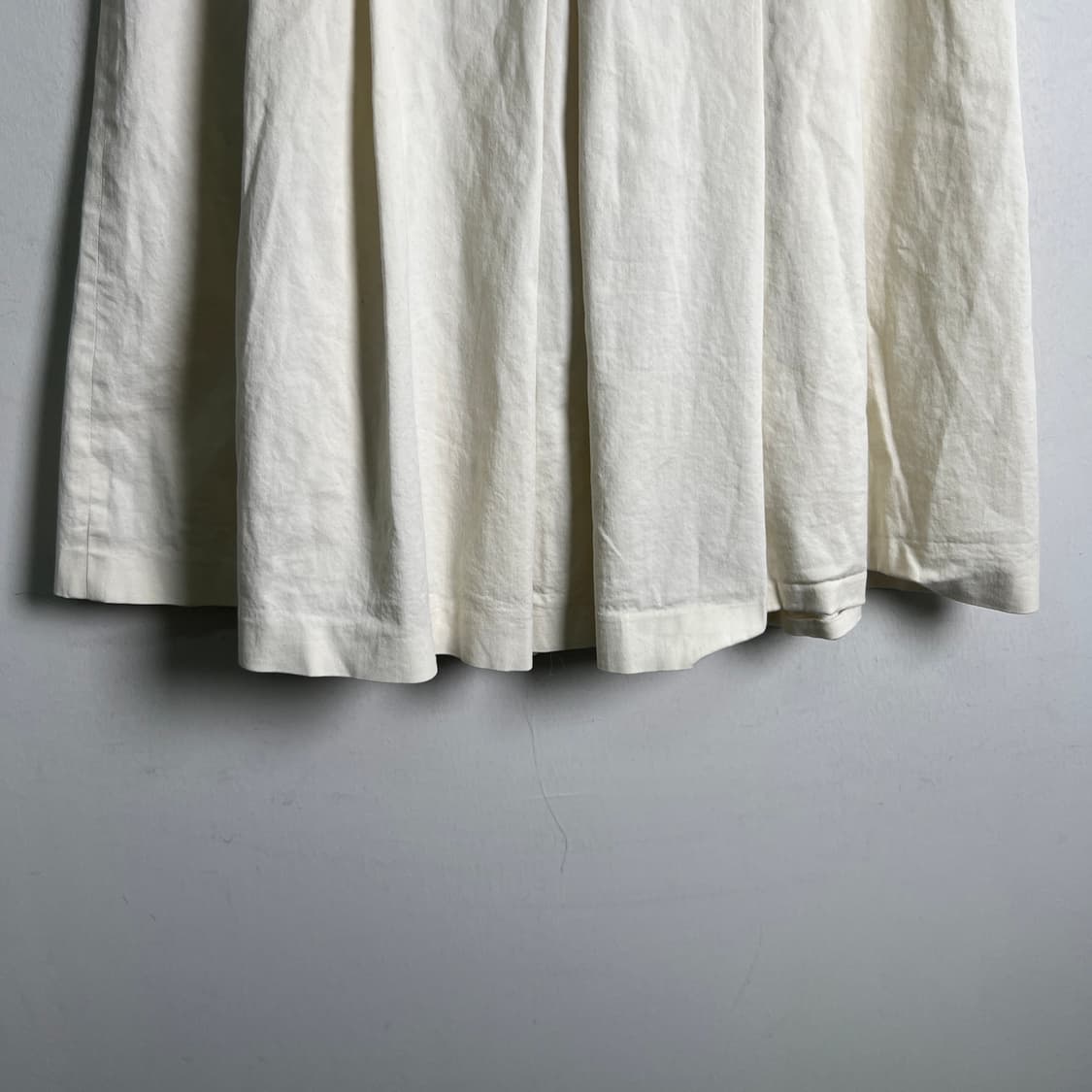 Prada 프라다 플리츠 코튼 미디 스커트 40 상품이미지5