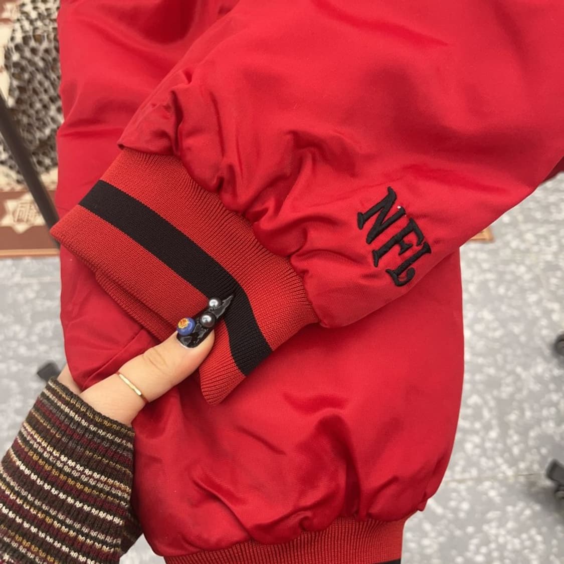 NFL 템파베이 버커니어스 레트로 새틴 바시티자켓 4XL C08771 상품이미지7