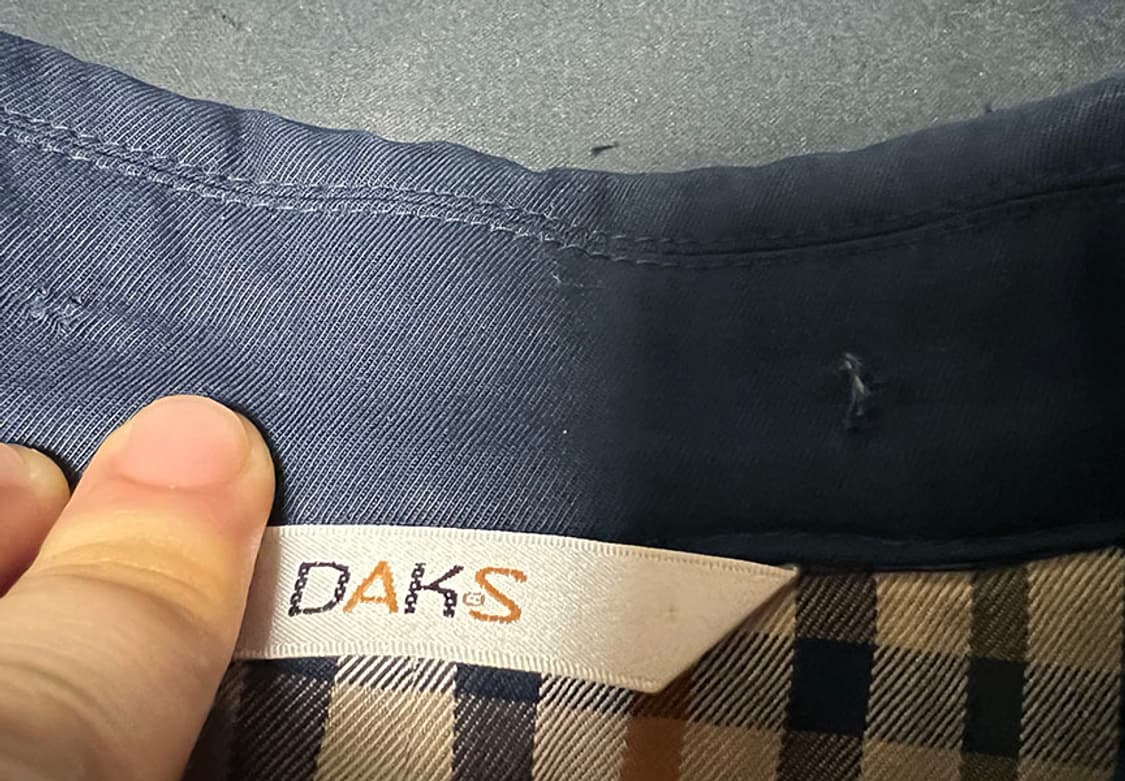 DAKS 닥스 여자 트렌치코트 춘추 네이비 M 95 66 상품이미지6