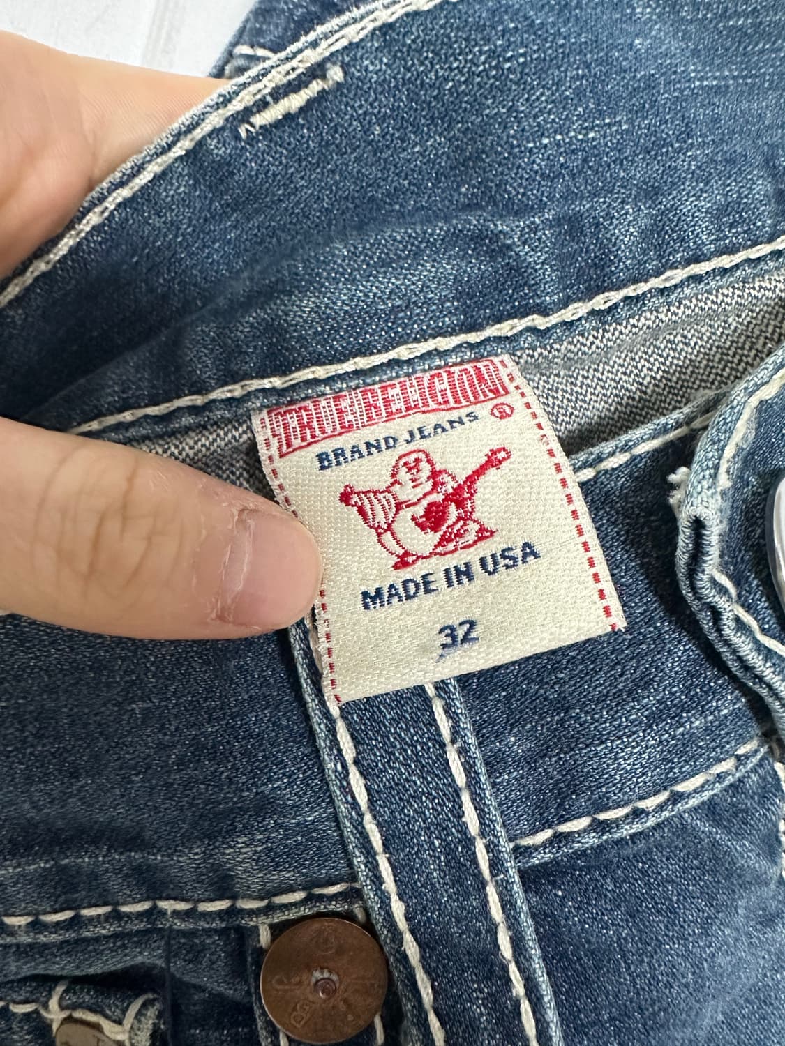 트루릴리전 스티치 데님 팬츠 상품이미지5