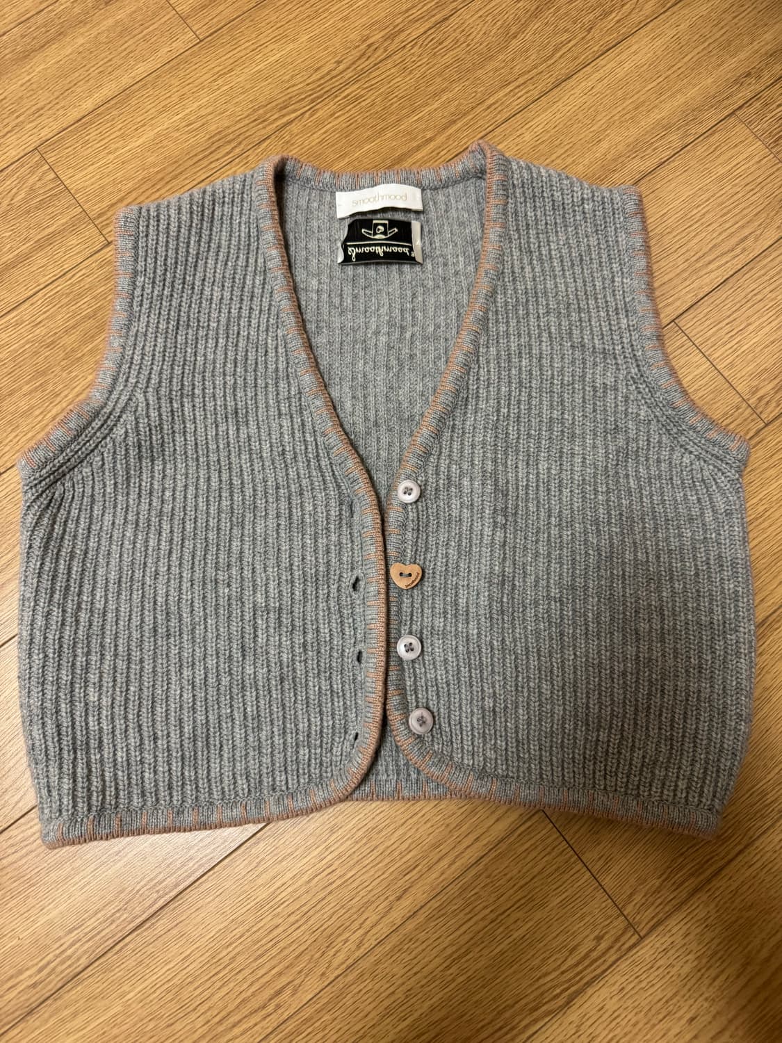 스무드무드 비스코티 니트베스트 상품이미지2